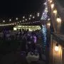 Outdoor Patio String Lights 50 Feet, Bistro String Lights with 18 LED Clear Bulbs S14,Waterproof/Shatterproof - Create Ambience On Indoor Wedding Backyard Pergola Cafe - Warm White