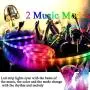 AHSELLUS LED Strip Lights, 50ft 15m RGB LED Light Strip 5050 LED Tape Lights, Color Changing LED Lights for Bedroom Kitchen Bar Party DIY Decoration with APP Bluetooth Control + Remote+Music Sync