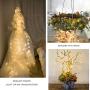 BINZET Fairy Lights Battery Operated - 33Ft 100LED Sliver Wire String Lights Waterproof 8 Modes LED Lighting String with Remote Control for Christmas Wedding Party Home DIY Decor, Warm White 2 Pack