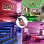 Led Strip Lights 65.6 Feet, LPENG Led Lights Strip Color Changing Led Lights Music Sync with APP Controller, 44 Key Remote for Bedroom Home Party(2x32.8FT)