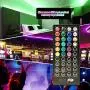 65.6FT/20M LED Strip Lights, Rusunde Ultra-Long Color Changing Light Strip Sync to Music, 600 LEDs 5050 RGB SMD Flexible Tape Light Kit with 40 Keys IR Remote and Power Adapter for Kitchen Home Party
