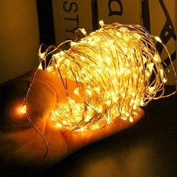 66FT 200 LEDs Starry Fairy Lights String Lights, Bendable Copper Twinkle Lights with 4 Lighting Modes Remote Control for Bedroom Wall Tapestry Decor Indoor Outdoor Use, USB Powered