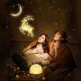 Vency Baby Night Light with 6 Films, Star Night Light Projector for Kids, Rotating Kids Night Lights for Bedroom 6 Color Options, Projection Lamp for Baby Birthday Christmas Gifts (USB)