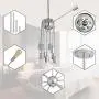 Modern Creative Sputnik Chandelier, American Style Mid Century Pendant Lighting Industrial Vintage Ceiling Light Fixture for Living Room/Bedroom/Dining Room