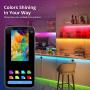 Govee LED Strip Lights RGBIC, 16.4FT Bluetooth Color Changing Rainbow LED Lights, APP Control with Segmented Control Smart Color Picking, Multicolor LED Music Lights for Bedroom, Room, Kitchen, Party