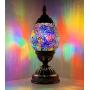 Mini Turkish Table Lamp Marrakech Stained Moroccan Lantern Handmade Mosaic Glass Desk Lamp Energy Saving Bedside Lamp for Bedroom Decorative Lamp for Living Room (4)