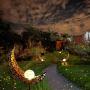 Garden Solar Light Outdoor Decorative - Moon Decor, Crackle Glass Ball Metal Garden Stake Light for Pathway, Lawn, Patio, Yard