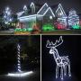 SHPODA 66ft/20m 720 LEDs Rope Lights,6000K Cool White,Plugin 110V,Waterproof Indoor Outdoor LED Rope String Lights for Garden Patio Wedding Party
