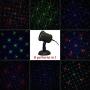 Poeland 8 Patterns Garden Lights Moving Firefly Laser Christmas Projector for Home and Garden