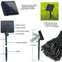 Joomer 2 Pack Solar Christmas Lights 72ft 200 LED 8 Modes Solar String Lights Waterproof Solar Fairy Lights for Garden, Patio, Fence, Balcony, Outdoors (Multi-Color)