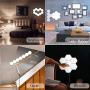 Hexagon LED Lights,Smart LED Light Panels Touch Control Wall Light Hexagonal Modular Light DIY Geometry Splicing Hex Light Honeycomb Hallway Night Light for Home Office Hotel Bar Festive Gift,6 Pack