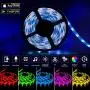 LED Strip Lights Reemeer 16.4ft Smart Led Lights Strip Music Sync App Controlled and Remote Led Lights for Bedroom Party Home Decoration