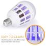 SUNNEST Bug Zapper, 2 in 1 Mosquito Killer Lamp Bug Zappers Light Bulb, Electronic Insect & Fly Killer for Home Kitchen Indoor Outdoor Patio Backyard - 110V E26/E27 SUNNEST Bug Zapper, 2 in 1 Mosquito Killer Lamp Bug Zappers Light Bulb, Electronic Insect & Fly Killer for Home Kitchen Indoor Outdoor Patio Backyard - 110V E26/E27