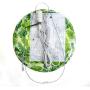 Archi Table Lamp, Standing Lamps with Rice Paper Shade for Bedroom, Livingroom (Palm Leaf)