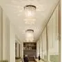 TICOZE Chandelier Ceiling Light Fixture Mini Flush Mount Modern Lighting Beads Shade for Dining Room, Bedroom, Closet, Entryway, Foyer, Hallway, H11.02x W8.66, E12 Bulb Included