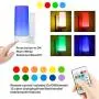 BIGLIGHT Wireless Wall Sconce Light Battery Operated, Multi Color Changing, Remote Controlled, Dimmable Night Light, RGB Stick on Lamp for Hallway Bathroom Kids Bedroom Home Decor Mood Lighting