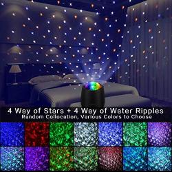 LED Star Projector,Dheera Galaxy Projector Built-in Bluetooth Speaker with Adjustable Brightness/Speed/Color, Night Light Projector with White Noise for Kids, Room Decor and Party