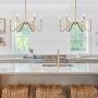 Gold Chandelier, 6-Light Modern Chandeliers for Dining Rooms, Pendant Hanging Light Fixtures for Living Room, Kitchen Island, 25'' Inches Gold Chandelier, 6-Light Modern Chandeliers for Dining Rooms, Pendant Hanging Light Fixtures for Living Room, Kitchen Island, 25'' Inches
