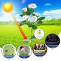 Solar Garden Lights Outdoor - Upgraded Realistic LED Solar Powered Rose Lights Flower Stake, Waterproof Solar Decorative Lights for Patio Pathway Courtyard Garden Lawn (White)
