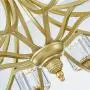 Modern Wrought Iron Chandeliers with Glass Crystal, American 8 Lights Chandeliers, Modern Iron Pendant Lights for Dining Room,Living Room,Kitchen,Office,Cafe,Restaurant
