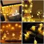 SZWTC 33ft 80 LEDs Globe String Lights Battery Operated, Fairy Lights Waterproof 8 Modes with Remote Control for Home, Party, Christmas, Wedding, Patio, Garden Decoration (Warm White) SZWTC 33ft 80 LEDs Globe String Lights Battery Operated, Fairy Lights Waterproof 8 Modes with Remote Control for Home, Party, Christmas, Wedding, Patio, Garden Decoration (Warm White)