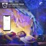 Jomst Star projector,3 in 1 Ocean Wave,Moon and Star Night Light Projector,with Intelligent Control,Timing setting,6 Lighting Colors,Manual and Wifi Mode for Party, Bedroom, Living Room (Black)