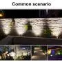 Lumina 4W LED Landscape Lights Cast-Aluminum Waterproof Outdoor Low Voltage Spotlights for Walls Trees Flags Light with Warm White 4W MR16 LED Bulb and ABS Ground Stake Bronze SFL0104-BKLED2 (2PK)