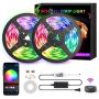 GSBLUNIE Smart WiFi LED Strip Lights,32.8ft RGB Color Changing Light Strips,LED Tape Lights with App Controlled,12V Power Supply,Sync to Music LEDs Lights for Bedroom,TV Backlight, Kitchen,Home