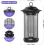 Aerb Bug Zapper 18W for Outdoor Indoor, 4000V Mosquito Zapper, Electric Mosquito Killer Lamp Quickly Kills Mosquitoes, Waterproof Fly Insects Trap for Backyard, Effective Protection Area of 80㎡…