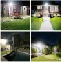 Olafus 2 Pack 50W LED Flood Light Outdoor, Bright Outside Floodlights, IP66 Waterproof Exterior Security Lights, 5000K Daylight White Super Bright Lighting for Yard, Garden, Playground, Barn, Gray