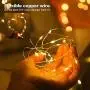 JMEXSUSS Remote Lights Battery Operated, 2 Pack Twinkle Battery Lights with 8 Modes, Warm White Fairy Lights Remote for Bedroom, Christmas, Parties, Wedding, Centerpiece, Decoration