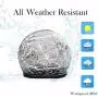 NC&APAUS Outdoor Solar Garden Lights 2 Packs Cracked Glass Balls In-Ground Solar Waterproof Lights Outdoor Solar Lamp for Lawn Patio Yard