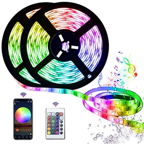 AKEPO Smart WiFi LED Light Strips, LED Lights for Bedroom 32.8ft (10M) Waterproof WiFi Wireless Smart Phone Controlled Led Rope Lights Kit, Working with Android, iOS, IFTTT, Google Assistant and Alexa
