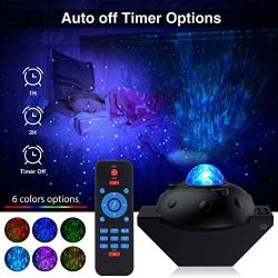 Star Projector Galaxy Light Projector, Starry Night Light Projector Nebula Room Decor, Sky Lights for Bedroom Cloud Wave Projector, Ceiling Light Projector for Kids, Bluetooth Speaker, Auto-Off Timer