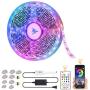 LED Strip Lights, Bluetooth Lights Music Sync Color Changing Rope Light SMD 5050 RGB Strip for Bedroom, Kitchen, Party (16.4ft)