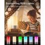 Table Lamp Touch Sensor Bedside Lamps Nightstand lamp, BCMASTER Desk Lamps Dimmable Color Changing RGB Warm White Touch Lamps Night Light for Bedroom, Baby Kids Room, Living Room and Office