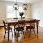 Infront 3-Light Farmhouse Black Chandelier Hanging Lights Modern Pendant Kitchen Lighting Dining Room Lighting Fixtures Hanging Lamp Ceiling Lights Semi Flush Mount