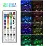 Led Strip Lights, Xpreen RGB led Strip Lights 32.8ft Bluetooth with Remote, App Control, Wired Control LED Lights, 7 Scenes Mode Multicolor LED Lights Color Changing for Bedroom