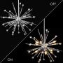 Modern Firework Chandeliers 6-Light Bulbs Sputnik Ceiling Light Fixture,Lucalda Adjustable Rods Globe Fireworks Pendant Lighting Fixture for Living Room, Bedroom,Kitchen,Hallway,Dining Room,Porch