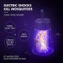 Electric Mosquito Killing Lamp Portable USB LED Light Mosquito Trap for Home Bedroom Outdoor Camping (Green)