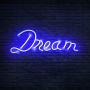 Koicaxy Neon Sign, Led Neon Light Wall Light Led Wall Decor, Battery or USB Powered Light Up Acrylic Neon Sign for Bedroom, Kids Room, Living Room, Bar, Party, Christmas, Wedding (Dream 2)
