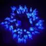 Twinkle Star C6 Christmas String Lights, 100 LED 33ft Fairy Lights with 29V Safe Adaptor, Indoor Outdoor 8 Lighting Modes with Memory Function for Patio Xmas Tree Wedding Party Decor, Blue