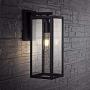 Safavieh PLT4006A Lighting Norsan Black Wall (LED Bulb Included) Outdoor Lantern