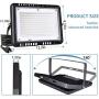 Wosen 70W LED Flood Light, IP65 Waterproof , 7000lm, 5000K Flood Light, Super Bright Outdoor Floodlight for Playground, Garage, Garden, Lawn and Yard Model No.PJ1402