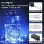 EMITEVER String Lights Indoor/Outdoor - Waterproof Ultrabright & Safe - 8 Modes Twinkle Lights 115FT 300LED, UL Plug in Christmas String Lights for Bedroom (Blue) EMITEVER String Lights Indoor/Outdoor - Waterproof Ultrabright & Safe - 8 Modes Twinkle Lights 115FT 300LED, UL Plug in Christmas String Lights for Bedroom (Blue)