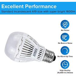 [Upgrade] 13W (100 Watt Equivalent) LED Light Bulbs, 5000K Daylight Super Bright 1600 Lumens LED Bulbs, Non-Dimmable, A19 LED Light Bulbs, E26 Medium Screw Base, 4-Pack, SANSI