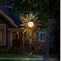 Garden Solar Lights, Waterproof Sun Solar Panel Outdoor Decoration LED Lights with Windbells Yard Decor Hanging Glass Globe LED Lights for Pathway, Patio, Backyard, Lawn and Porch