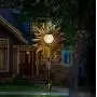 Garden Solar Lights, Waterproof Sun Solar Panel Outdoor Decoration LED Lights with Windbells Yard Decor Hanging Glass Globe LED Lights for Pathway, Patio, Backyard, Lawn and Porch