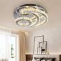 Modern Chandeliers Crystal Pendant Lighting Flush Mount LED Ceiling Light Fixture Lamp for Dining Room, Bathroom, Living Room, Bedroom, Living Room, Hallway, Kitchen, Bar
