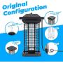 Bug Zapper Outdoor Electric and Indoor Mosquito Zapper for Home, Mosquito Killer Lamp, Mosquito Eradicator Outdoor Gnat Killer for Indoor Fly Zapper Outdoor Electric